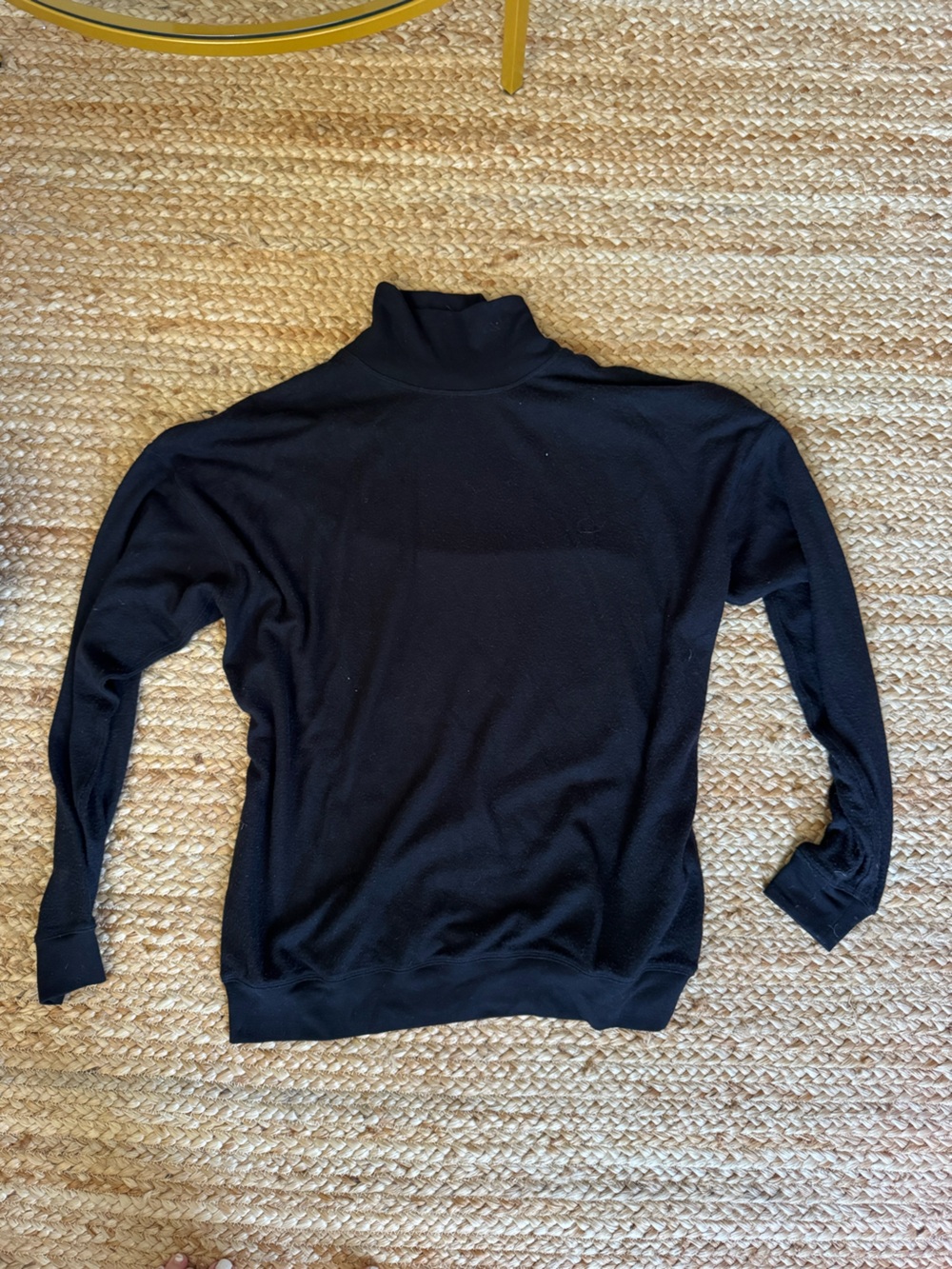 Alo - Black Turtleneck Lightweight Sweater